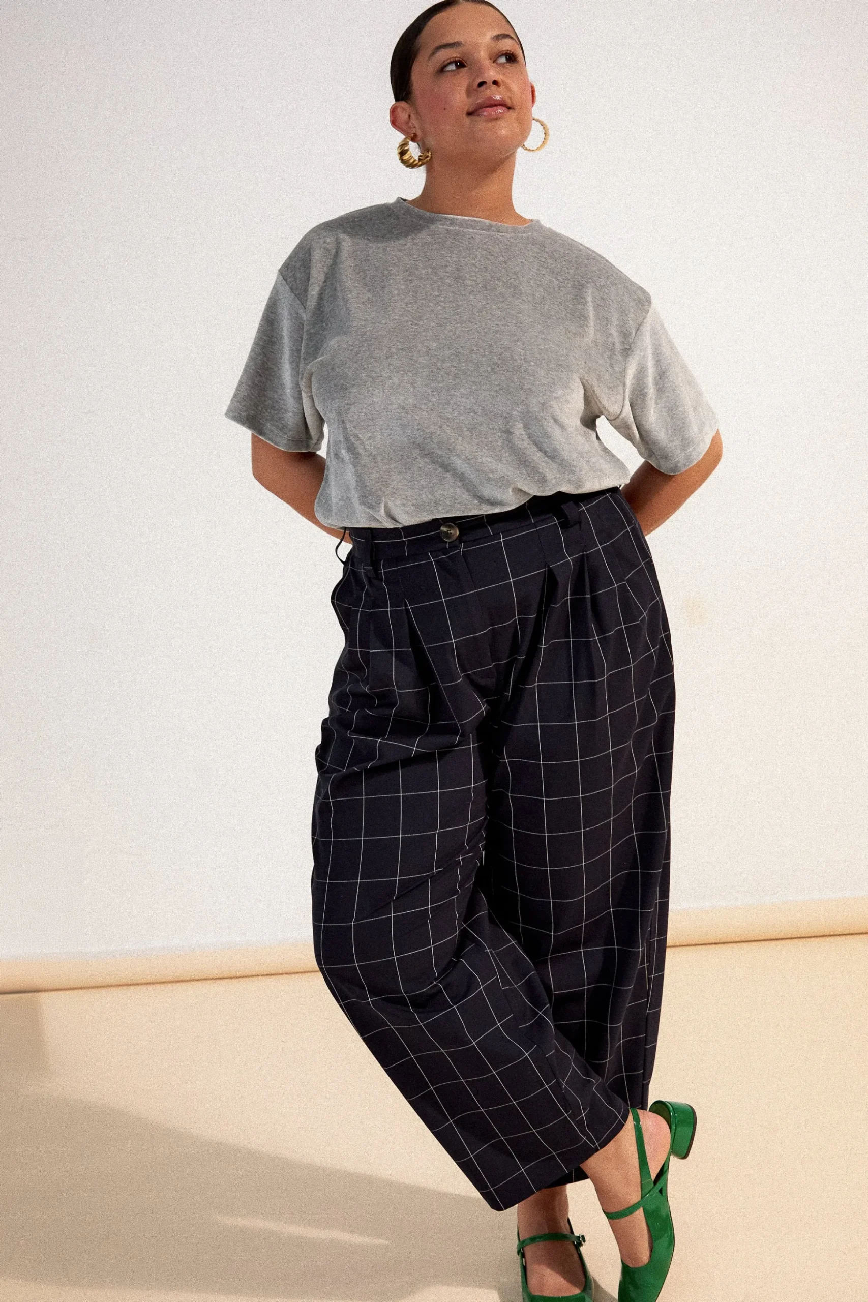 PANTALON NEW NOE CARREAUX NAVY