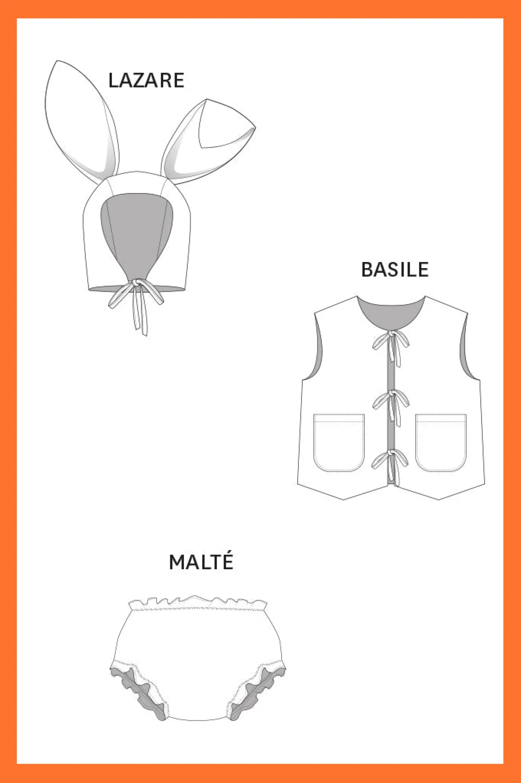PATRON DE COUTURE KIT NAISSANCE PDF