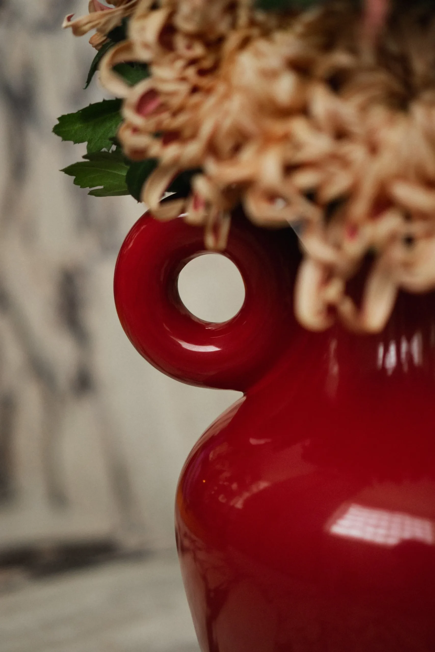VASE GEORGES ROUGE